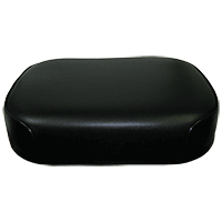 UW81610    Seat Bottom---Black Vinyl---Steel Back